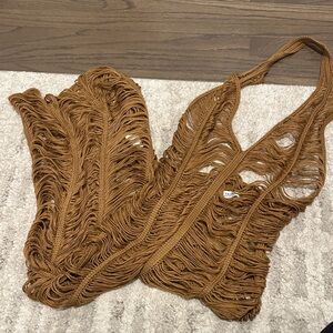 NWOT 12th Tribe Camel Cover Up in Size 0/S